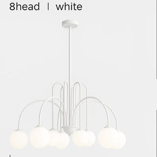 Modern Wrought Iron Chandelier | Italian Design Sculptural Lighting Fixture