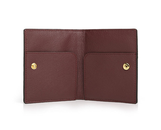 crocodile leather wallet haven compact leather card holder elegant billfold design side view