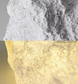 Outdoor Floor Lamp – Sculptural Stone Garden Lighting With Waterproof LED