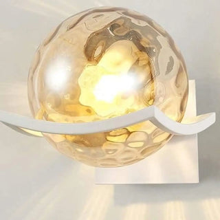 VER glass ball wall light close-up elegant