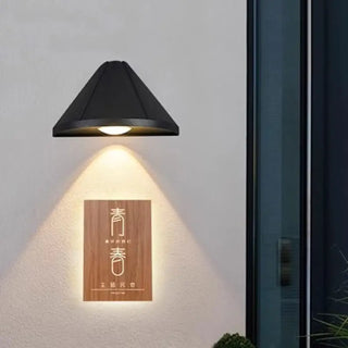 MINUM Conical Outdoor Exterior Wall Light – Modern Elegant Exterior Sconce