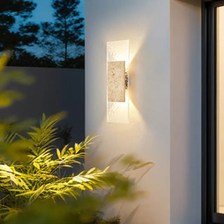 DELUXE Marble Luxury Outdoor Wall Light – Premium Sophisticated Exterior Design