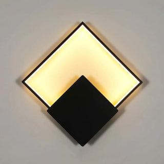 TEDIRE geometric black wall sconce LED ambient