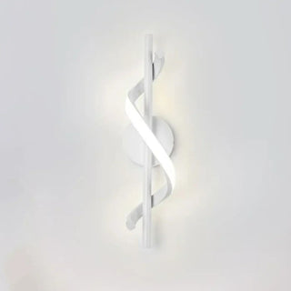 LED wall sconce tube E27 12W white modern close-up