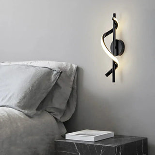 White LED wall sconce E27 12W tube 40cm modern