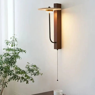TICK wood LED wall sconce contemporary design