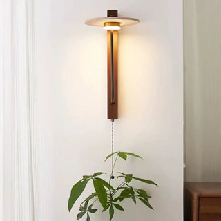 TICK minimalist wood wall light LED Scandinavian