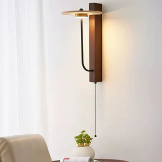 TICK contemporary minimalist wood LED wall sconce