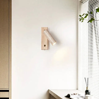 SYGERE modern wooden wall sconce with on/off switch