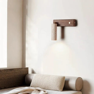 SYGERE modern wood wall light ambient warm glow