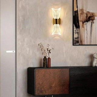 Modern aluminum wall sconce G4 10W – black 8×22cm indoor