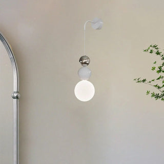 Acrylic LED wall sconce – modern warm white close-up detail