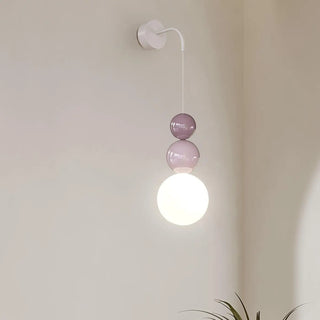 Modern acrylic glass LED wall sconce – warm white interior