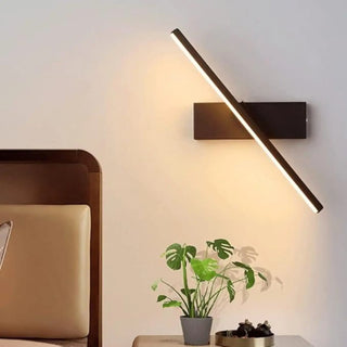 Removable acrylic wall sconce G4 LED 16W black 36cm