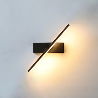 Black removable wall sconce G4 LED 16W close-up
