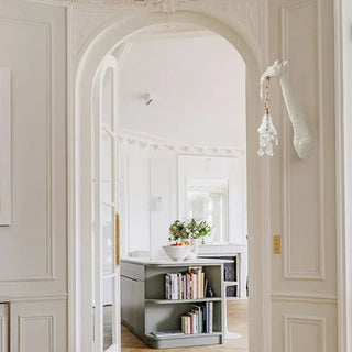Animal wall sconce giraffe white – glass 40cm warm 3000K