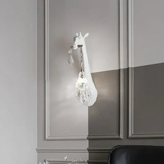 White animal wall sconce giraffe – E27 LED 5W 11cm