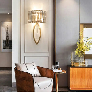 Art Deco wall sconce gold E14 2-light – modern IP65