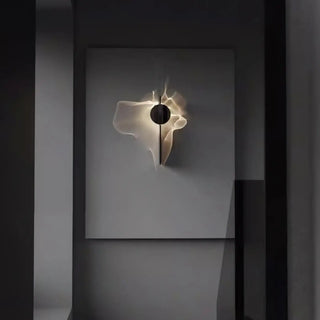 Black aluminium aurora wall light G9 LED 8W warm cool white