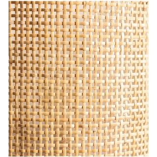 Bamboo wicker wall sconce E27 zen beige Scandinavian bedroom