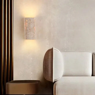 TEPI beige wall light stone texture detail