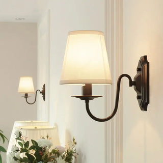 Vintage white staircase wall sconce E14 LED IP65 outdoor 26cm