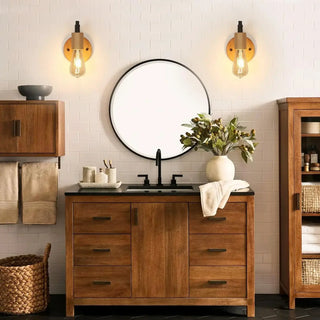 VINTANI industrial vintage wall light installed