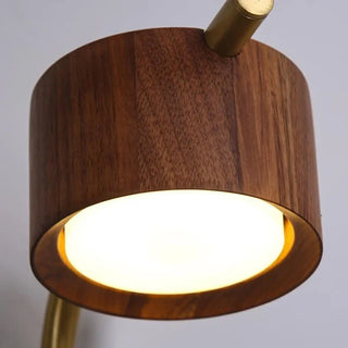 Adjustable wood wall lamp detail – G9 IP65 dimmable bracket