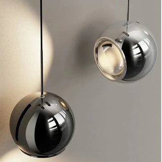 Gold ball wall sconce close-up – G4 12W adjustable acrylic indoor