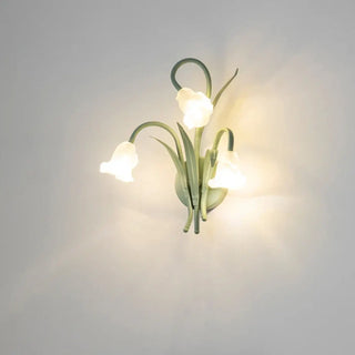 Green floral bouquet sconce – warm 3000K IP65 rated