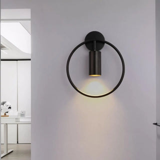 Gold and black modern wall sconce G4 LED aluminum