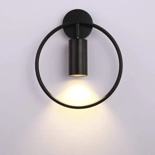 Modern aluminum wall lamp G4 6W gold finish close-up