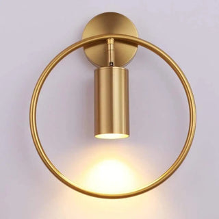 Gold wall sconce G4 LED 28cm aluminum modern detail