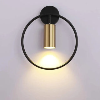 Gold black wall sconce G4 LED 6W contemporary style