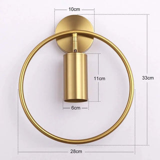 Aluminum modern wall sconce G4 LED 6W side view
