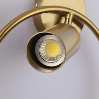 Gold modern wall light G4 LED 6W bedroom hallway