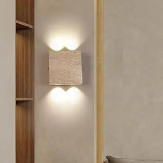 WEDI travertine stone wall light natural modern