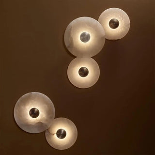 White round wall sconce G4 8W LED Scandinavian minimal modern