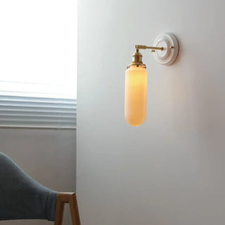 Siry minimalist wall light installed – soft ambient glow