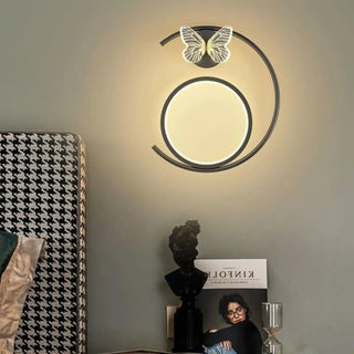 Black acrylic children's wall sconce G4 LED 12W