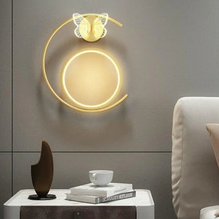 Gold children's wall light G4 LED 12W acrylic modern