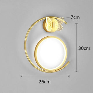 Children's acrylic wall light G4 12W black side view
