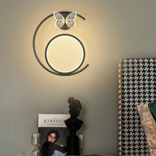 Children's room wall sconce G4 LED 12W black 30cm front