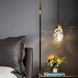 Gold aluminum wall sconce front view – G4 8W 3000K 65cm elegant