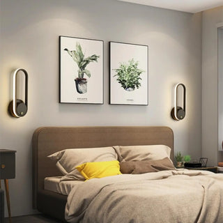 Chic wall light G4 LED – minimalist black fixture detail