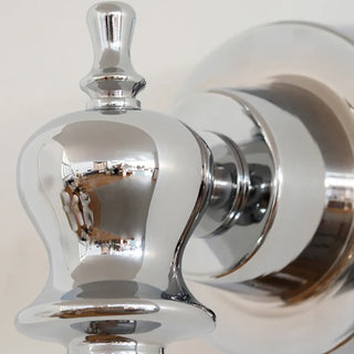 Silver wall sconce G9 IP65 installed artwork lighting