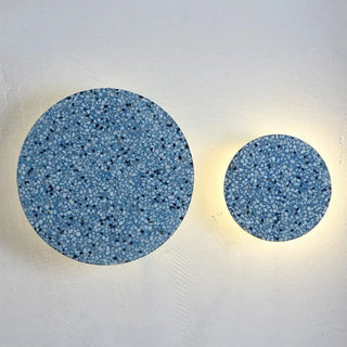 Red LED granite wall sconce – circular IP65 5 colors