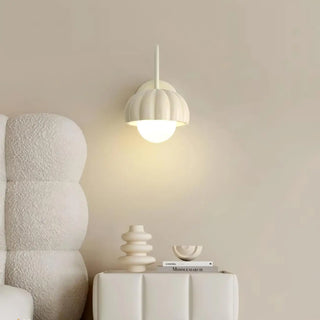 Pumpkin wall sconce G4 LED – white modern original