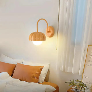 Orange pumpkin wall lamp – G4 LED modern original