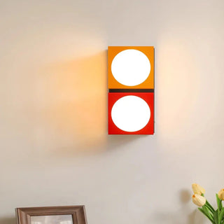 Red colored contemporary wall sconce G9 9W – IP65 30×15cm